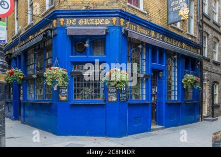 Une vue typique à Mayfair Banque D'Images