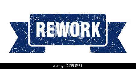 bande de ruban réusinage. bande rétro rétro réusinage. Illustration de Vecteur