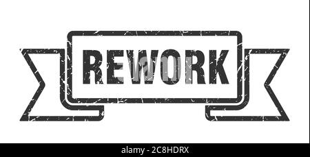 bande de ruban réusinage. bande rétro rétro réusinage. Illustration de Vecteur