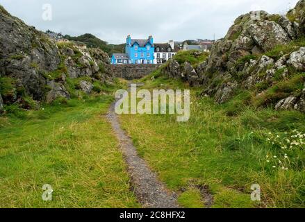 Le Waterfront Hotel Portpatrick, Dumfries & Galloway. Banque D'Images