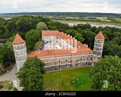 Château historique de Panemune à Vytenai, district de Jurbarkas, Lituanie, près de la rivière Nemunas Banque D'Images