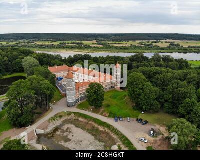 Château historique de Panemune à Vytenai, district de Jurbarkas, Lituanie, près de la rivière Nemunas Banque D'Images