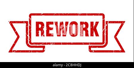 bande de ruban réusinage. bande rétro rétro réusinage. Illustration de Vecteur