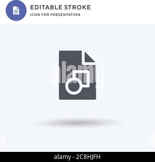 Vecteur d'icône SVG, signe plat plein, pictogramme solide isolé sur blanc, illustration du logo. Icône SVG pour la présentation. Illustration de Vecteur