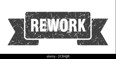 bande de ruban réusinage. bande rétro rétro réusinage. Illustration de Vecteur