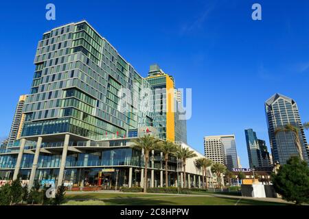 L'établissement Springhill Suites by Marriott, Bayfront, San Diego, California, USA Banque D'Images