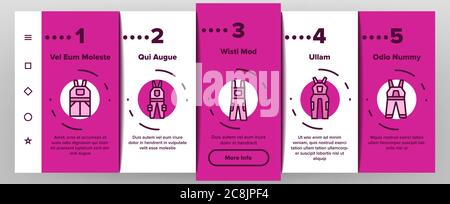 Combinaison protection des travailleurs vêtements icônes définir le vecteur Illustration de Vecteur