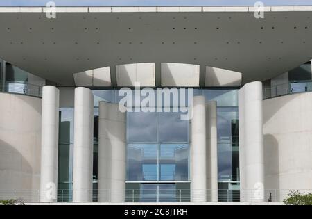 Berlin Allemagne la chancellerie moderne construit le centre du gouvernement allemand Banque D'Images