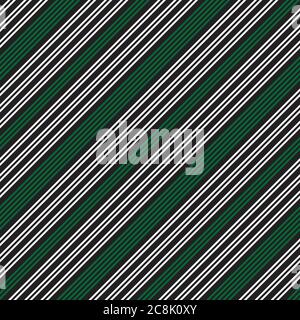 Fond vert diagonal rayé sans couture pour les textiles de mode, les motifs Banque D'Images