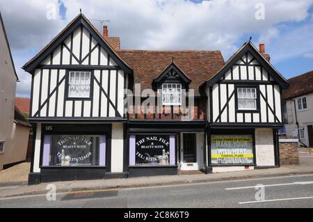 115 High Street, Braintree, Essex Banque D'Images