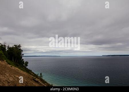 Pyramid point, Sleeping Bear Dunes National Lakeshore, Michigan Banque D'Images