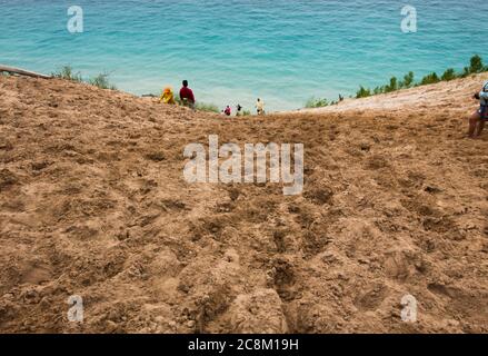 Pyramid point, Sleeping Bear Dunes National Lakeshore, Michigan Banque D'Images