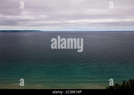 Pyramid point, Sleeping Bear Dunes National Lakeshore, Michigan Banque D'Images