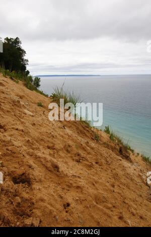 Pyramid point, Sleeping Bear Dunes National Lakeshore, Michigan Banque D'Images