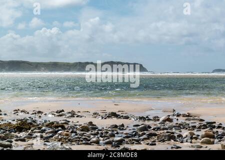 Five Finger Strand dans la péninsule d'Inishowen, Donegal, Irlande. Wild Atlantic Way Banque D'Images