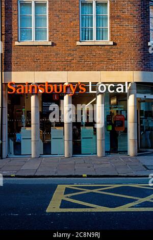 Sainsburys local, Bootham, York, Angleterre Banque D'Images