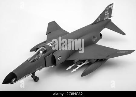 Revell Easy Click 1/72 Scale F4 avion modèle fantôme Banque D'Images