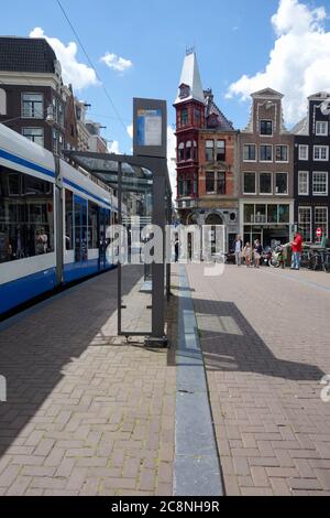 Leidsestraat, Amsterdam, pays-Bas. Banque D'Images