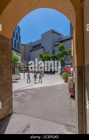 Schillerplatz, centre ville, Stuttgart, Bade-Wurtemberg, Allemagne du Sud, Europe centrale Banque D'Images