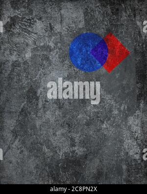 CONCEPT D'ARRIÈRE-PLAN : art contemporain Banque D'Images