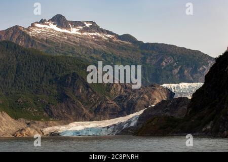 glacier mendenhall en été à Juneau, Alaska, États-Unis Banque D'Images