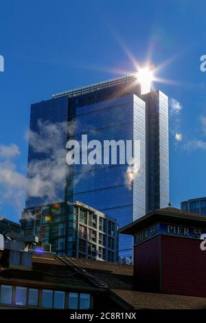 Seattle, Washington, États-Unis - 21 juillet 2018 - bâtiments modernes dans le centre-ville de Seattle, Washington, États-Unis Banque D'Images