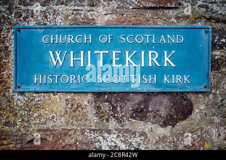 Eglise paroissiale de St Mary, Whitekirk, East Lothian, Écosse, Royaume-Uni. Banque D'Images