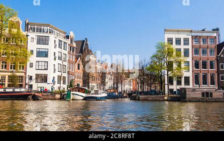 Amsterdam Canal Ring dans la ville d'Amsterdam aux pays-Bas. Banque D'Images