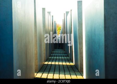 Mémorial aux Juifs assassinés d'Europe Banque D'Images