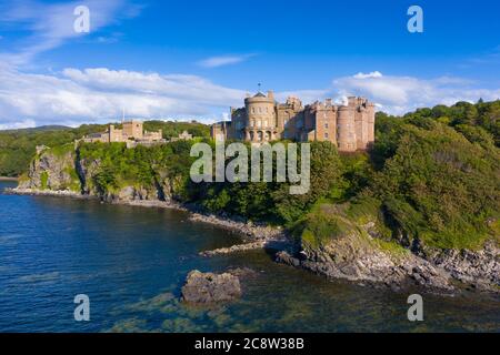 Vue aérienne du château de Culzean à Ayrshire, Écosse, Royaume-Uni Banque D'Images