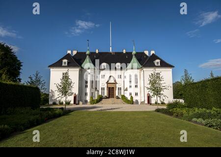 Aarhus, Danemark l'extérieur du Palais Royal Marselisborg | usage dans le monde entier Banque D'Images