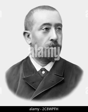 Georges Gilles de la Tourette 1857-1904 neurologue français Banque D'Images