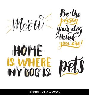 Calligraphie vecteur illustration isolé sur fond blanc. Illustration de Vecteur