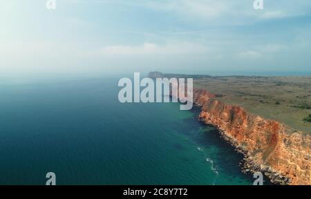 Bolata plage Bulgarie. Baie exotique près du cap Kaliakra et Albena, province de Varna Banque D'Images