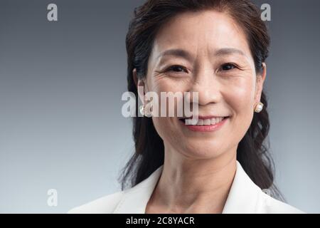 Portrait de femme d'âge moyen Happy Fashion Business Banque D'Images