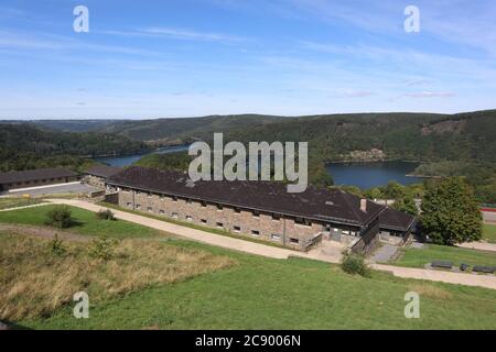 Schleiden-Gemuend, Nordrhein-Westfalen/ Allemagne - septembre 06 2019: Complexe 'Vogelsang IP' à Eifel/Allemagne, construit à l'origine sous le nom de NS Ordensburg Vogels Banque D'Images