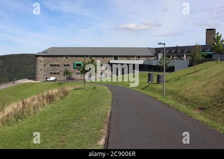 Schleiden-Gemuend, Nordrhein-Westfalen/ Allemagne - septembre 06 2019: Complexe 'Vogelsang Internationaler Platz' à Eifel/Allemagne, construit à l'origine sous la forme N Banque D'Images