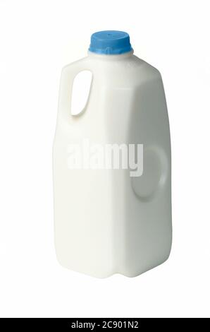 Une bouteille de deux pour cent de lait d'un demi-gallon. Banque D'Images