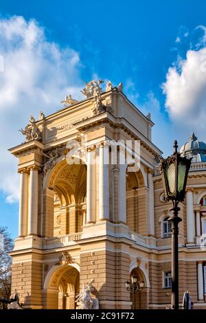 Théâtre de ballet et d'Opéra d'Odessa, Odessa, Ukraine Banque D'Images