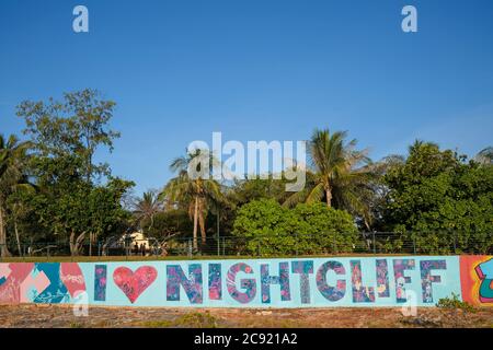 La nightcliff en bord de mer à Darwin, territoire du Nord, Australie Banque D'Images