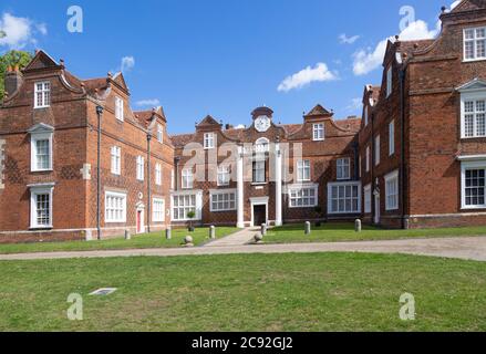 Christchurch Mansion Grande maison en briques Tudor construite en 1550, Christchurch Park, Ipswich, Suffolk, Angleterre, Royaume-Uni Banque D'Images