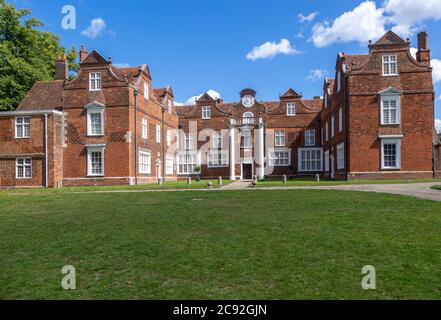 Christchurch Mansion Grande maison en briques Tudor construite en 1550, Christchurch Park, Ipswich, Suffolk, Angleterre, Royaume-Uni Banque D'Images