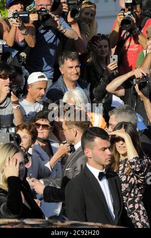 Tapis rouge et appel photo Banque D'Images