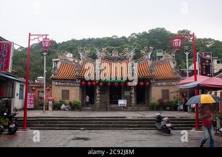 Temple à Taiwan, Beipu près de Hsinchu Banque D'Images