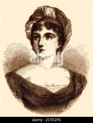 Anne Louise Germaine de Staël-Holstein, 1766–1817, femme de lettres Banque D'Images