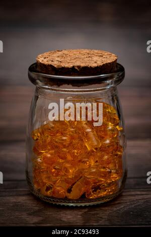 Capsules Omega 3-6-9 Banque D'Images
