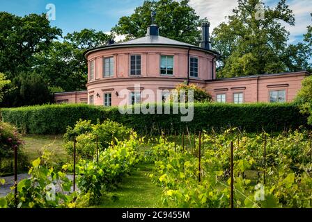 Jardins Rosendal, jardin biologique, île de Djurgården, Stockholm, Suède Banque D'Images