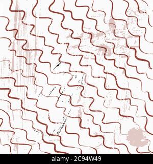 motif d'arrière-plan abstrait, avec traits, éclaboussures et vagues Illustration de Vecteur