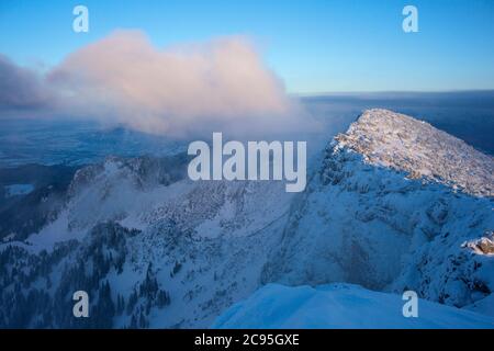 Géographie / Voyage, Allemagne, Bavière, Beendiktenwand sommet arête, Additional-Rights-Clearance-Info-non-disponible Banque D'Images