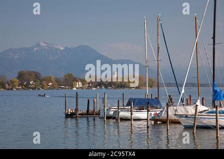 Géographie / Voyage, Allemagne, Bavière, Gstadt am Chiemsee, Frauenchiemsee, Additional-Rights-Clearance-Info-non-disponible Banque D'Images